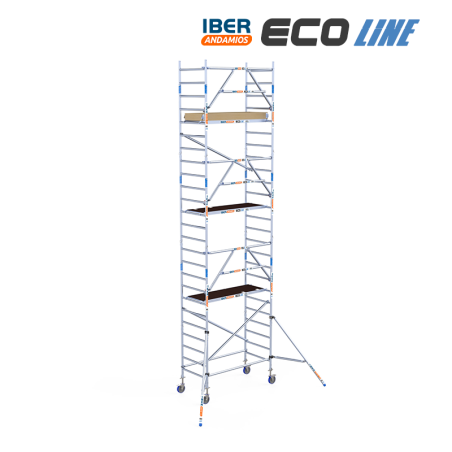 Torre de andaime móvel 90x190x820 m | LINHA ECO EXTRA