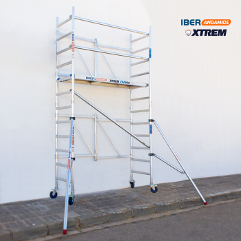 Andaime dobrável ASC 75x190 4,70 m AT com estabilizadores | LINHA XTREM