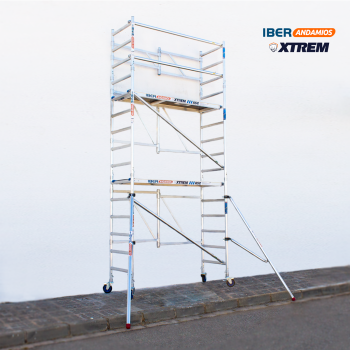 Andamio plegable ASC 75x190 5,70 m AT con estabilizadores | LÍNEA XTREM